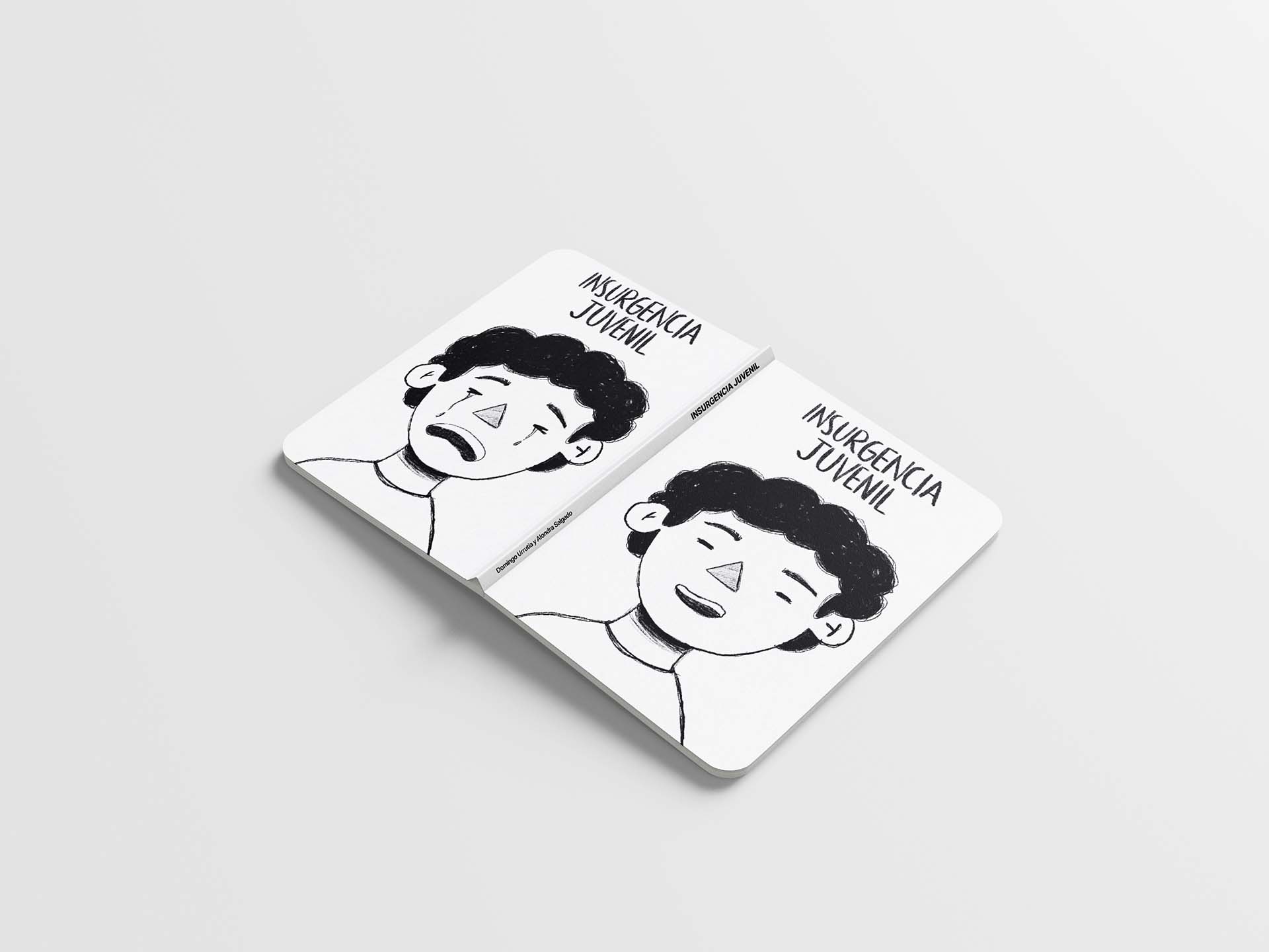 Las dos portadas del fanzine Insurgencia Juvenil