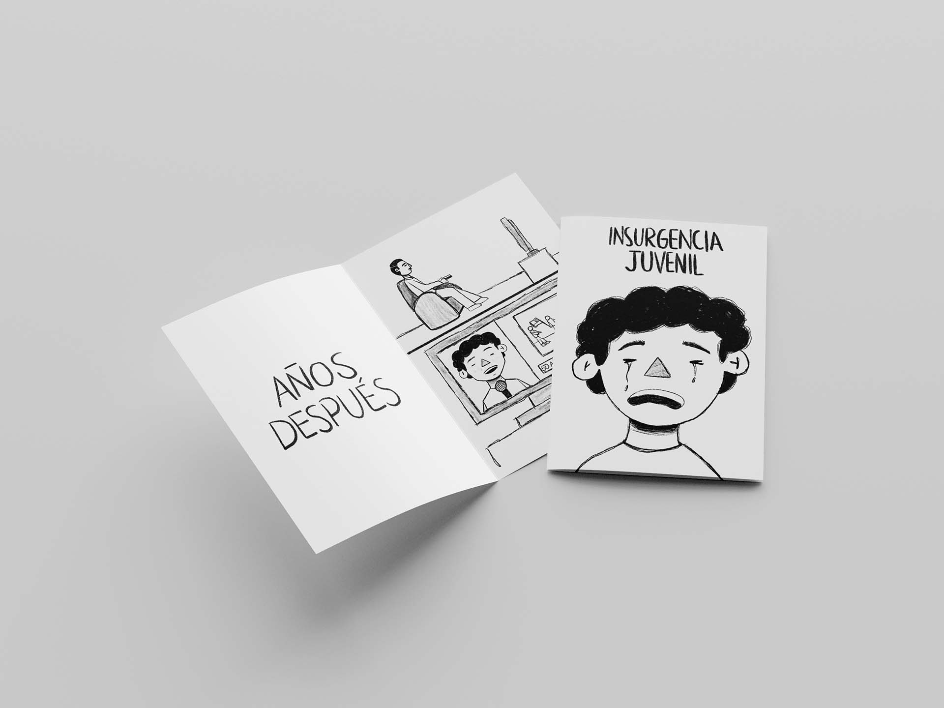 Portadilla del fanzine Insurgencia Juvenil con el título «años después»